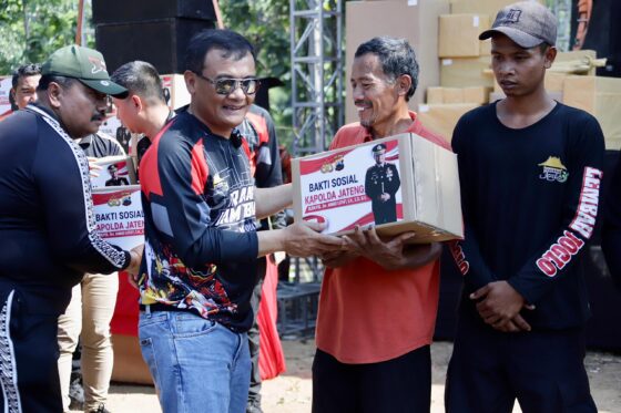 Ucapan Terima Kasih Bupati Semarang pada Kapolda usai Bakti Sosial