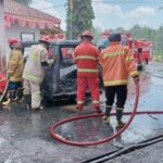 Kebakaran Hebat di SPBU Somagede Banyumas, Dua Mobil Dilalap Api