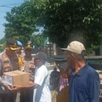 Ratusan Paket Sembako dari Polres Banjarnegara Dibagikan kepada Tukang Becak dan Pemulung