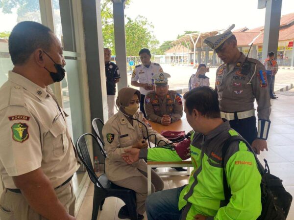 Polresta Banyumas Gelar Pengecekan Kendaraan di Terminal Bulupitu